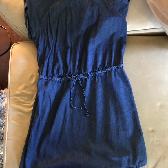 Soft Denim Dress ties at waist Old Navy S - Picture 3 of 4